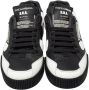 Dolce & Gabbana Leren Lage Sneakers Zwart Wit Black Dames - Thumbnail 4