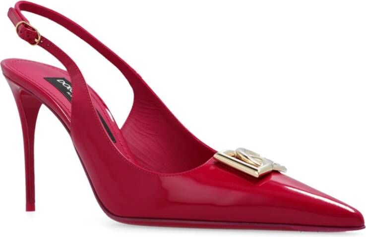 Dolce & Gabbana Leren pumps Roze Dames