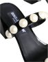 Dolce & Gabbana Leren sandalen met parels Black Dames - Thumbnail 6