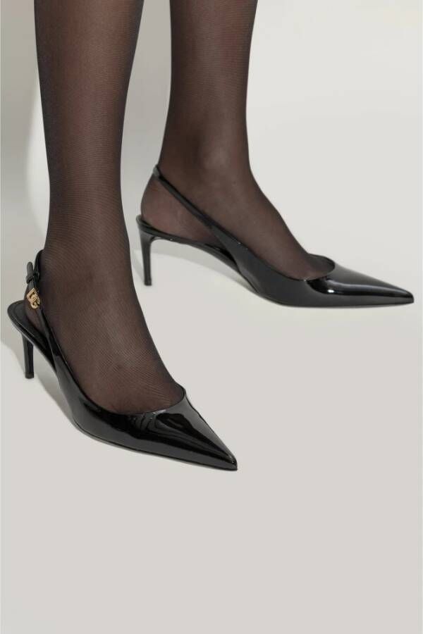 Dolce & Gabbana Leren schoenen Black Dames