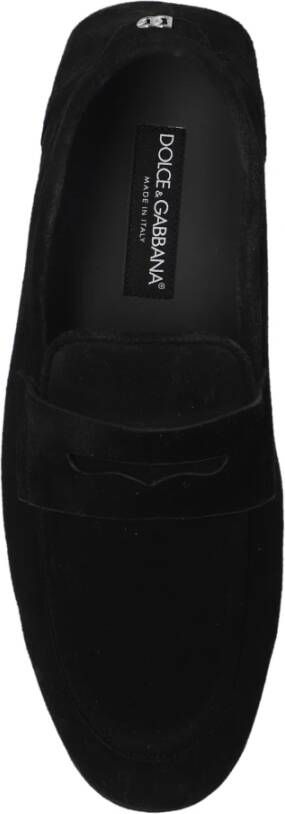 Dolce & Gabbana Leren schoenen Black Heren