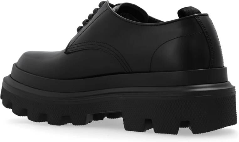 Dolce & Gabbana Leren schoenen Black Heren