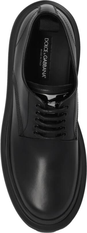 Dolce & Gabbana Leren schoenen Black Heren