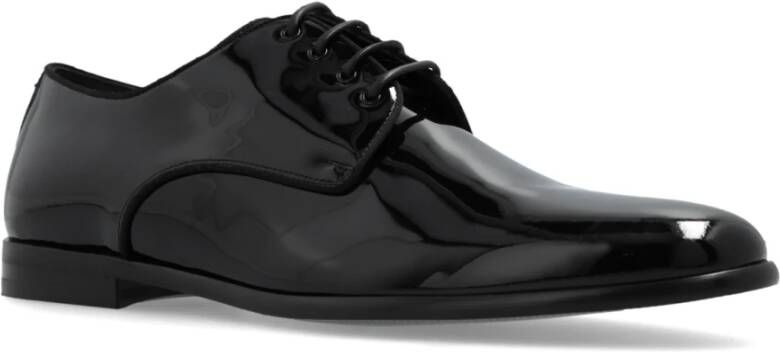 Dolce & Gabbana Leren schoenen Black Heren