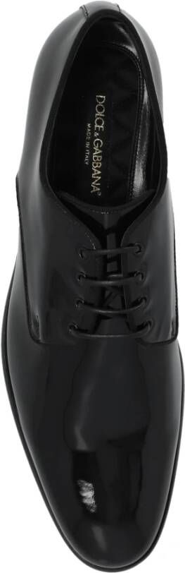 Dolce & Gabbana Leren schoenen Black Heren