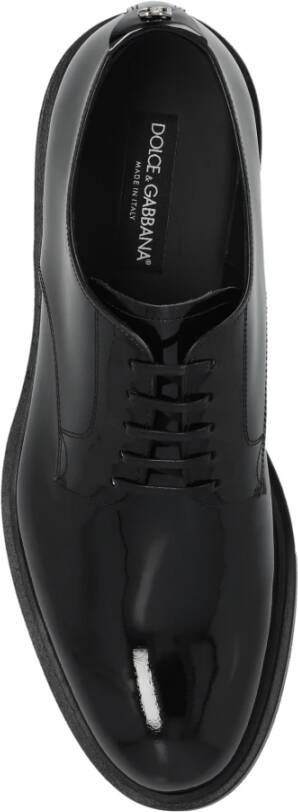 Dolce & Gabbana Leren schoenen Black Heren