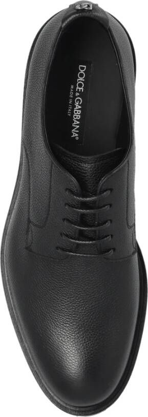 Dolce & Gabbana Leren schoenen Black Heren