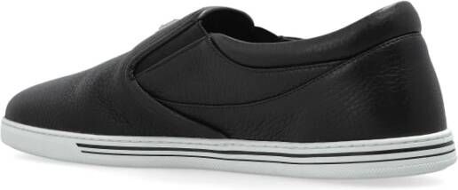 Dolce & Gabbana Leren sneakers Black Heren