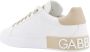 Dolce & Gabbana Leren Sneakers met Monogram Beige Heren - Thumbnail 4