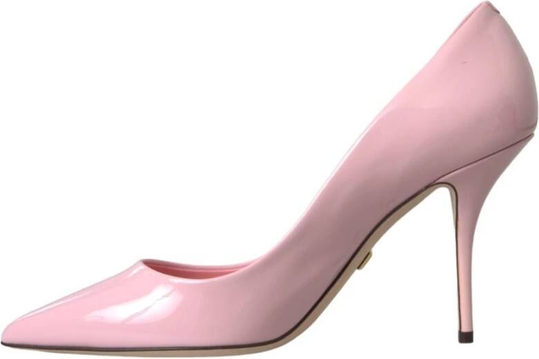 Dolce & Gabbana Lichtroze Lakleren Stiletto Pumps Pink Dames