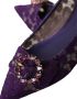 Dolce & Gabbana Lila Taormina Kant Kristal Loafers Schoenen Purple Dames - Thumbnail 20