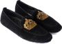 Dolce & Gabbana Zwarte leren kristallen kroon loafers Black Heren - Thumbnail 2