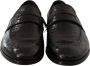 Dolce & Gabbana Zwarte Slip On Moccasin Schoenen van Krokodillenleer Black Heren - Thumbnail 9