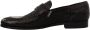 Dolce & Gabbana Zwarte Slip On Moccasin Schoenen van Krokodillenleer Black Heren - Thumbnail 12