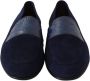 Dolce & Gabbana Blauwe Suède Caiman Loafers Slippers Schoenen Blue Heren - Thumbnail 5