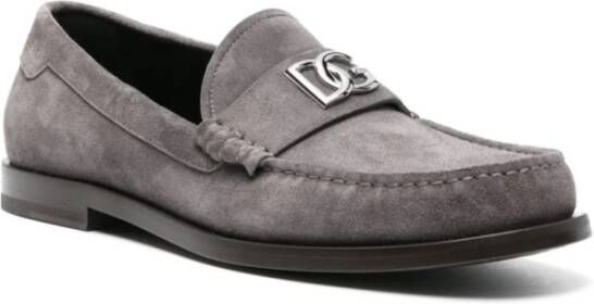 Dolce & Gabbana Loafers Gray Heren