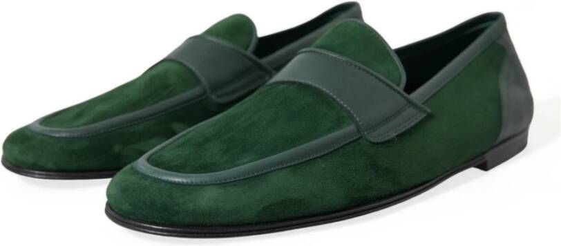 Dolce & Gabbana Loafers Green Heren