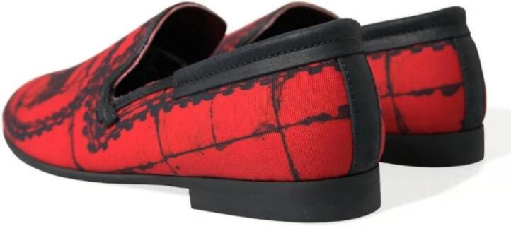 Dolce & Gabbana Loafers Red Heren