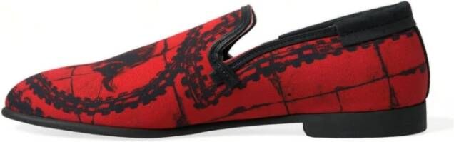 Dolce & Gabbana Loafers Red Heren