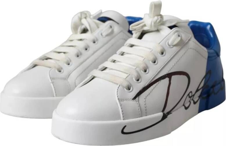 Dolce & Gabbana Logo Detail Lage Sneakers White Heren