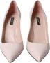 Dolce & Gabbana Roze Leren Hakken Pumps Schoenen Pink Dames - Thumbnail 2