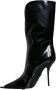 Dolce & Gabbana Logo Detail Mid Calf Leren Laarzen Black Dames - Thumbnail 5