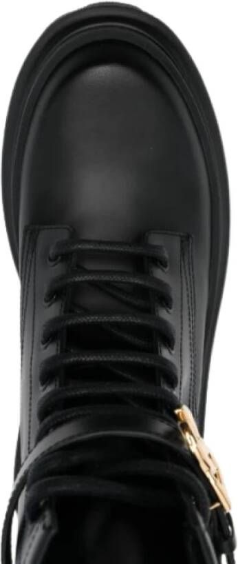 Dolce & Gabbana Logo-gesp enkellaarzen Black Dames