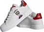 Dolce & Gabbana Wit Rood Portofino Sneakers Schoenen White Dames - Thumbnail 4