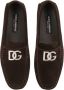 Dolce & Gabbana Ebony Suède Loafer Schoenen Brown Heren - Thumbnail 12