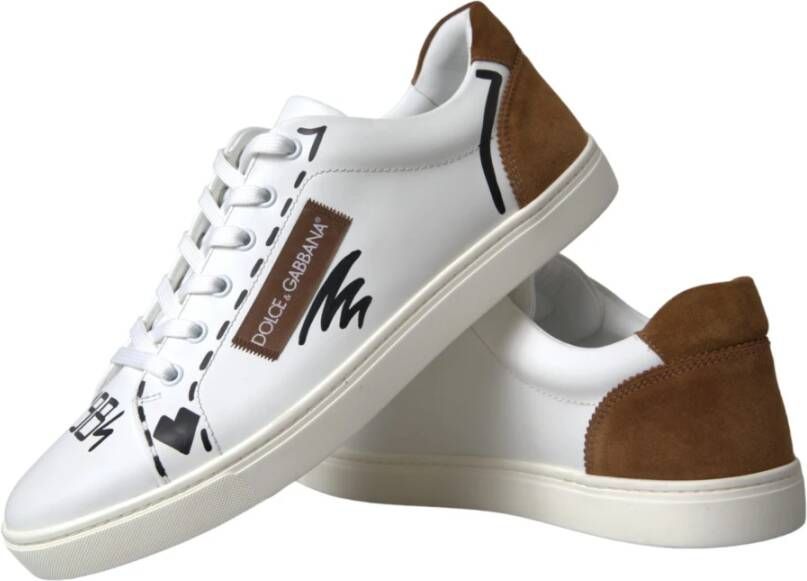 Dolce & Gabbana Logo Low Top Sneakers Schoenen White Heren