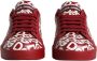 Dolce & Gabbana Logo Print Lage Sneakers Red Dames - Thumbnail 2