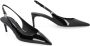 Dolce & Gabbana Slingback pumps van lakleer met DG-gesp Black Dames - Thumbnail 16