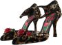 Dolce & Gabbana Luipaard Bloemen Mary Janes Pumps Schoenen Brown Dames - Thumbnail 3