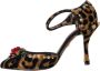 Dolce & Gabbana Luipaard Bloemen Mary Janes Pumps Schoenen Brown Dames - Thumbnail 5