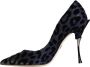 Dolce & Gabbana Luipaard Lurex Hakken Pumps Schoenen Blue Dames - Thumbnail 5