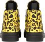 Dolce & Gabbana Luipaard Quilted Sneakers Veters Ronde Neus Yellow Dames - Thumbnail 6