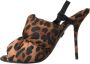 Dolce & Gabbana Luipaard Slingback Heels Sandalen Schoenen Brown Dames - Thumbnail 5