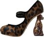 Dolce & Gabbana Luipaard Statement Pumps voor Chic Sophistication Brown Dames - Thumbnail 3