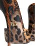 Dolce & Gabbana Luipaardleren Hak Sandalen Brown Dames - Thumbnail 7