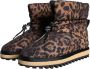 Dolce & Gabbana Luipaard Enkellaarzen Gewatteerde Schoenen Brown Heren - Thumbnail 3