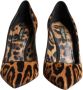 Dolce & Gabbana Luipaardprint Hakken Pumps Bruin Brown Dames - Thumbnail 2