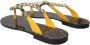 Dolce & Gabbana Luipaardprint Platte Sandalen Yellow Dames - Thumbnail 4