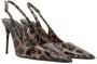 Dolce & Gabbana Luipaardprint Slingback Hakken Brown Dames - Thumbnail 3