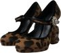 Dolce & Gabbana Luipaardpumps voor avondevenementen Brown Dames - Thumbnail 7