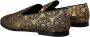 Dolce & Gabbana Gouden Jacquard Flats Heren Instappers Schoenen Yellow Heren - Thumbnail 9