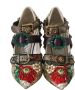 Dolce & Gabbana Gouden Paillet Kristal Hakken Multicolor Dames - Thumbnail 2