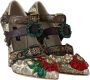 Dolce & Gabbana Gouden Paillet Kristal Hakken Multicolor Dames - Thumbnail 3