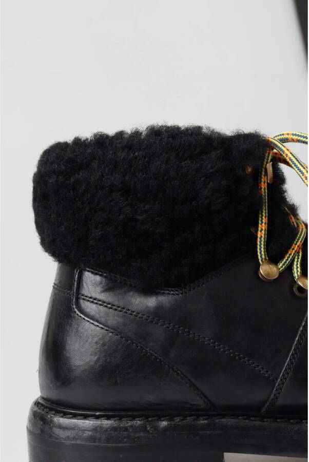 Dolce & Gabbana Luxe Shearling Laarzen Black Heren