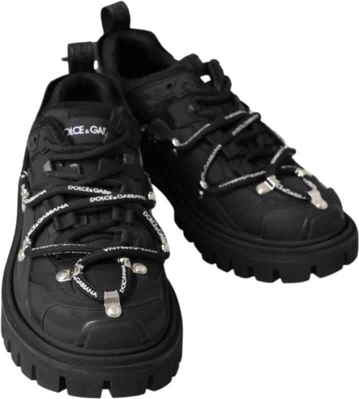 Dolce & Gabbana Luxe Trekking Sneaker Boots Black Dames