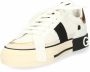 Dolce & Gabbana Luxe witte en gouden leren sneakers White Heren - Thumbnail 2